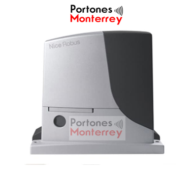 Nice Robus 600 para portones de hasta 600kgs uso Medio – Motor de Cremallera para puertas corredizas